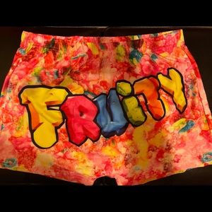Fruity pebbles booty shorts